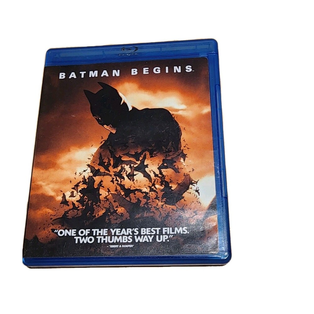 Batman Begins Blu-ray VG Condition PG-13 Christopher Nolan, Christian Bale